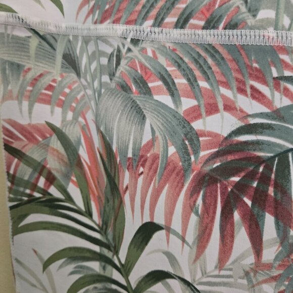 Mono B Palm Print Legging Sports Bra Set Pink Green Size L - Picture 11 of 13